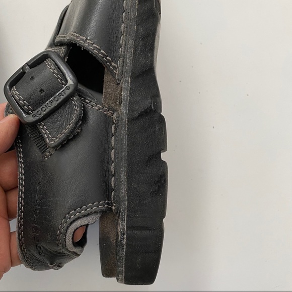 rockport men's sandals leather